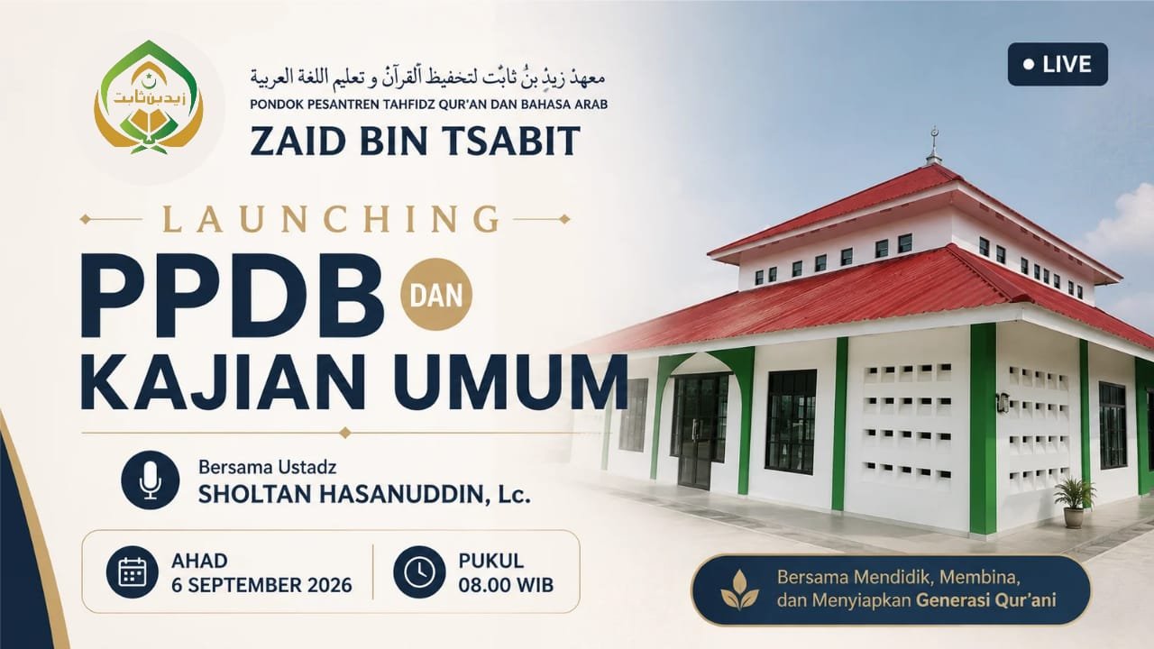Tahfidz pagi santri zaid bin tsabit
